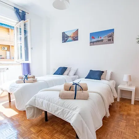 Free Parking - 8 Posti Letto E Terrazzo Vista Mare شقة ترييستي